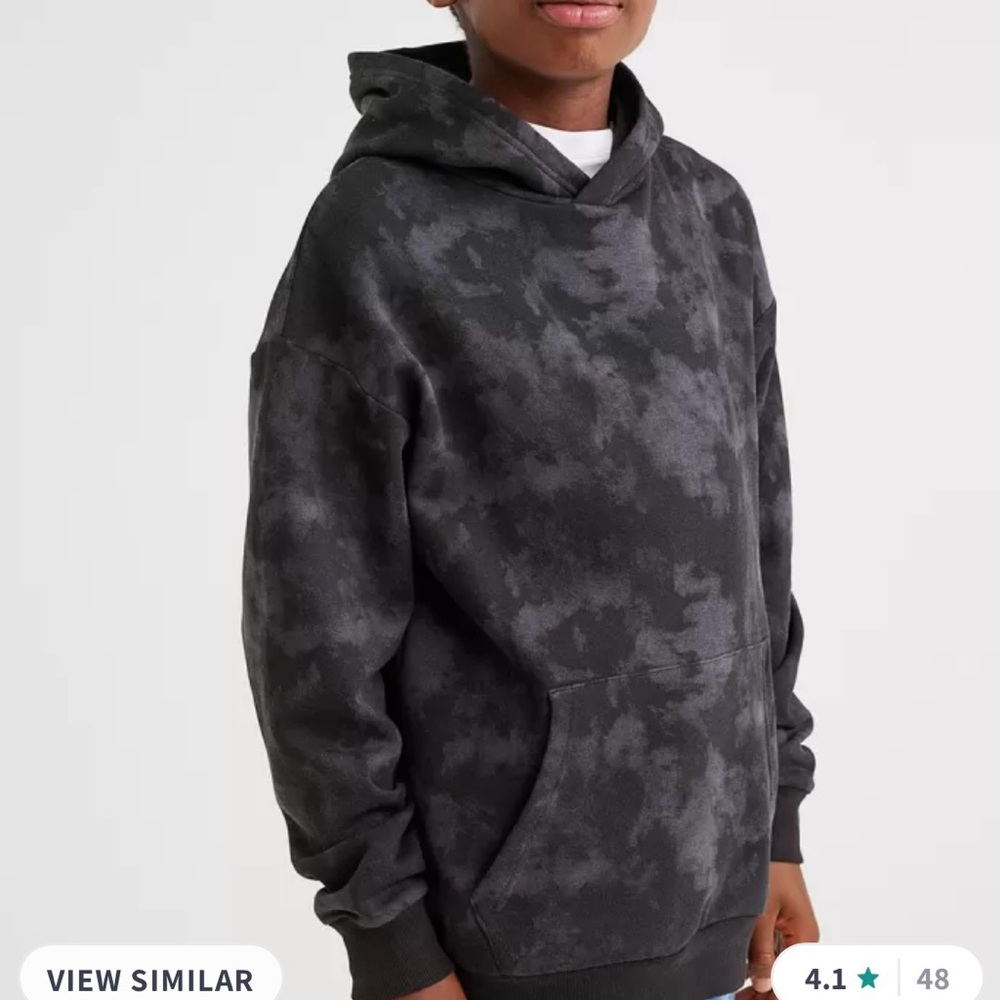 H&M Dark Gray Camouflage Hoodie